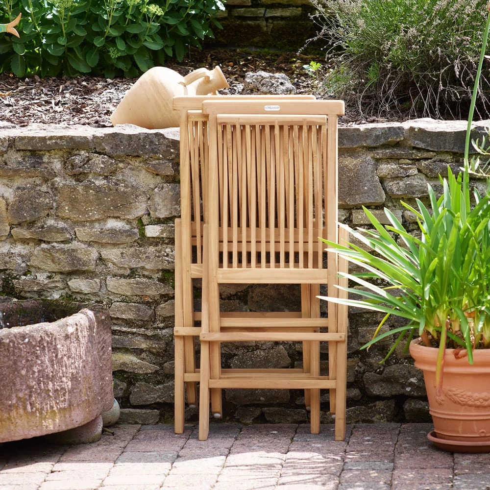 Gartenstuhl Cantaria 2er-Set Teakholz Klappbar 20 Gartenstuhl Cantaria 2er-Set Teakholz Klappbar – Bild 18