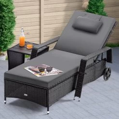 Polyrattan Sonnenliege Schwarz/Anthrazit 193x90x43cm 19 Polyrattan Sonnenliege Schwarz/Anthrazit 193x90x43cm -Gartenmöbel Und Dekoration Geschäft 99b8a93c77d4c0ac6a66c0a41e4778a1 de 995628d 12 1