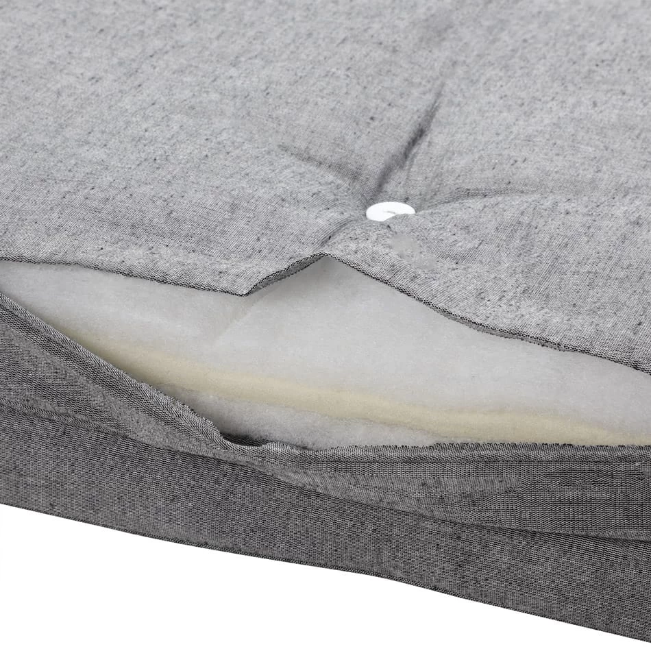 Auflage Sonnenliege Grau Meliert 186x42x5cm 10 Auflage Sonnenliege Grau Meliert 186x42x5cm – Bild 8