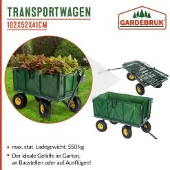 Transportwagen Grün 114x52x64cm 550kg 29 Transportwagen Grün 114x52x64cm 550kg -Gartenmöbel Und Dekoration Geschäft 9a95a9f1188e2ca498bb1a1beb181cd5 de 101453d 19