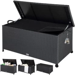 Polyrattan Auflagenbox Schwarz 122x56x61cm Griffe 37 Polyrattan Auflagenbox Schwarz 122x56x61cm Griffe -Gartenmöbel Und Dekoration Geschäft 9acf106d6b37ce0ad142dec23b30a28c a de 102318g