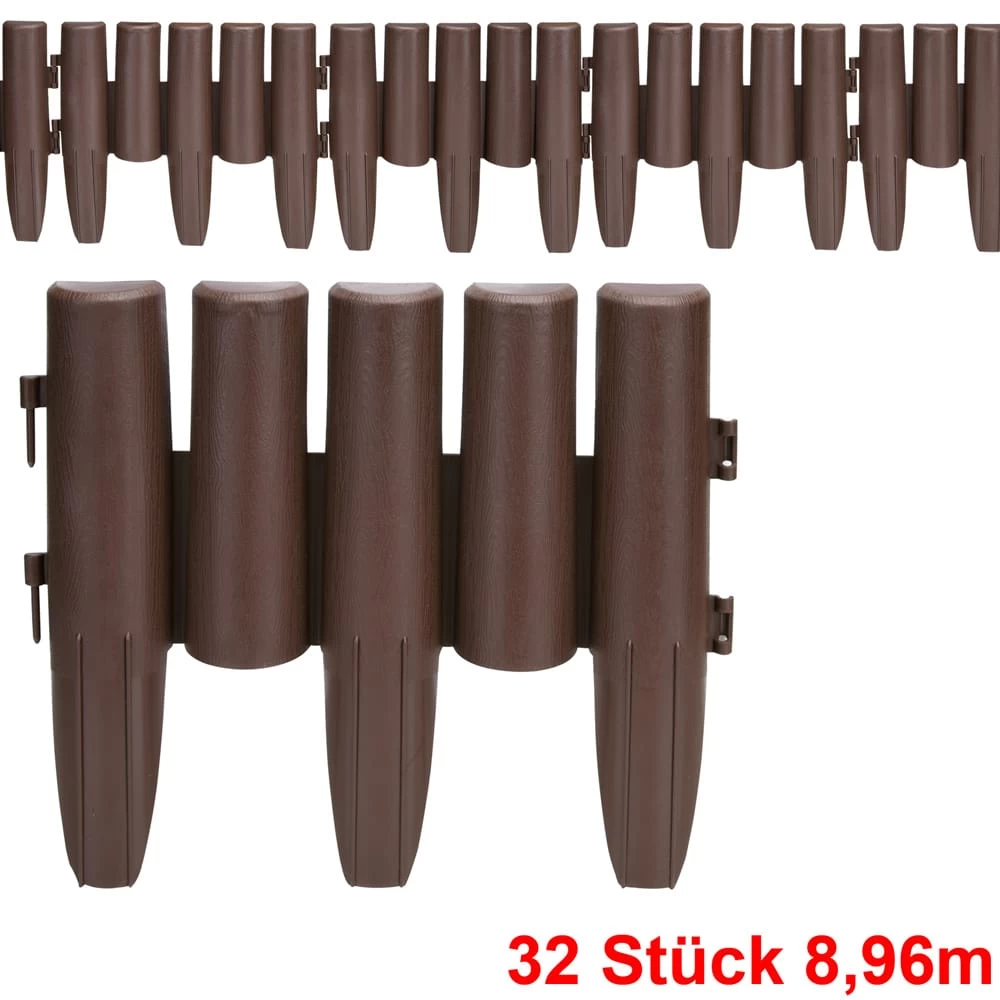 Beeteinfassung 4er-Set Braun 8,96m 6 Beeteinfassung 4er-Set Braun 8,96m – Bild 4