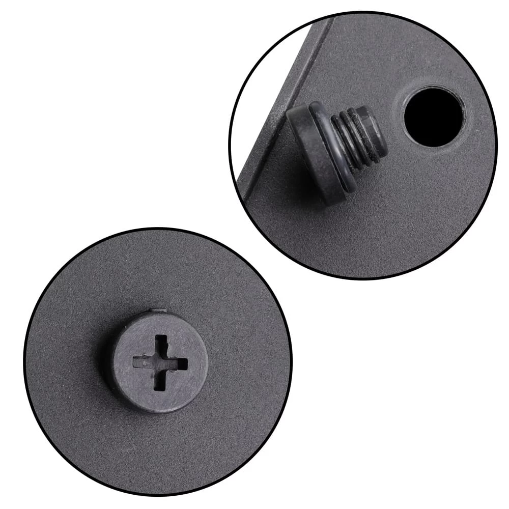 Polyrattan Blumentopf 3er-Set Grau 8 Polyrattan Blumentopf 3er-Set Grau – Bild 6