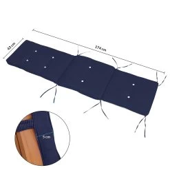 Auflage Sunlounger Blau 196x55x5cm 11 Auflage Sunlounger Blau 196x55x5cm -Gartenmöbel Und Dekoration Geschäft 9d6a0b19f96e18e5622a5fc1c69e515d de 101133d 5