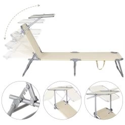 Sonnenliege Hawaii 2er-Set Beige Alu 195x60x30cm -Gartenmöbel Und Dekoration Geschäft 9fc521179b05346c6ea49eb16f9173ea de 101421d 3 1