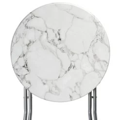 Stehtisch 2er-Set Weiß Marmoroptik Ø60cm Klappbar -Gartenmöbel Und Dekoration Geschäft a01f27c3d38c64a89cfad557cc814250 de 107835d 3 1