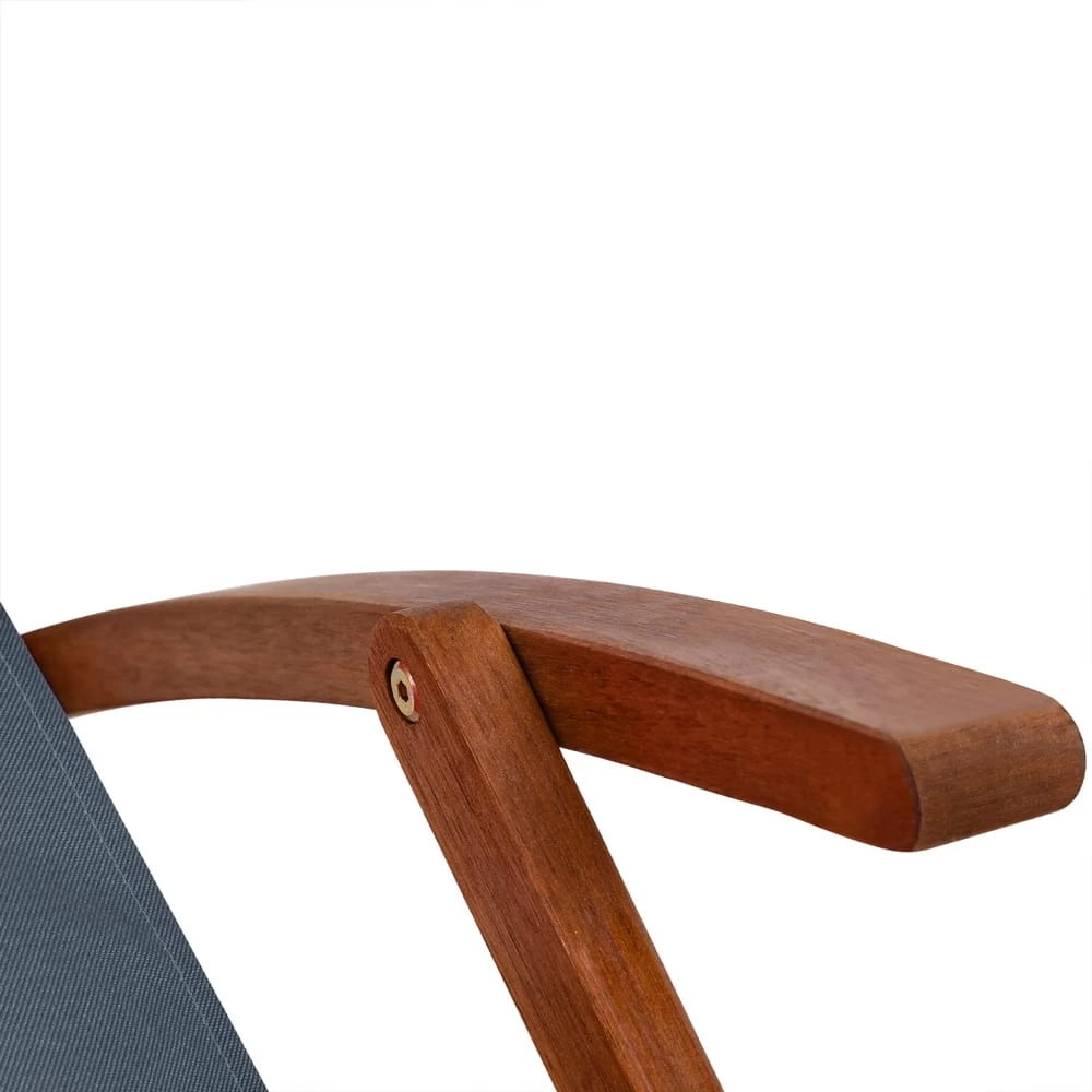 Sonnenliege Anthrazit Akazienholz 94x60x94cm 10 Sonnenliege Anthrazit Akazienholz 94x60x94cm – Bild 8