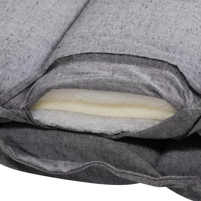 Auflage Schwungliege Grau Meliert 177x58x7cm 10 Auflage Schwungliege Grau Meliert 177x58x7cm – Bild 8