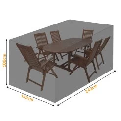 Abdeckung Vanamo Anthrazit 242x162x100cm -Gartenmöbel Und Dekoration Geschäft a288c1b71234b99f937dce8a90eef937 de 108650d 12 1