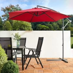 Ampelschirm Rot Alu Ø300cm UV-Schutz 50+ + Abdeckung 18 Ampelschirm Rot Alu Ø300cm UV-Schutz 50+ + Abdeckung -Gartenmöbel Und Dekoration Geschäft a3901c26671eb26d7efe54dea87ae478 de 104079d 15 1