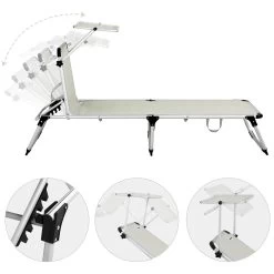 Sonnenliege Malta Creme Alu Mit Sonnendach -Gartenmöbel Und Dekoration Geschäft a4231d002700b44dc25bebc75194bff4 de 107054d 3