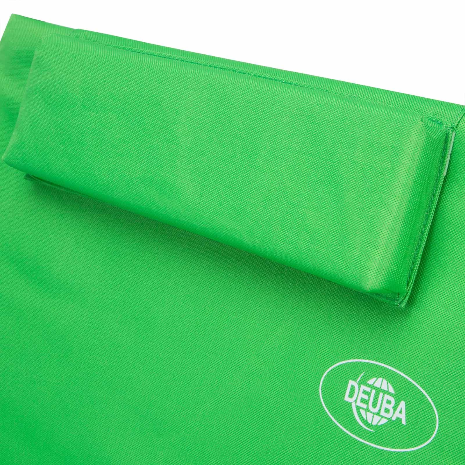 Strandmatte 2er-Set Grün 158x56x45,5cm Gepolstert 7 Strandmatte 2er-Set Grün 158x56x45,5cm Gepolstert – Bild 5