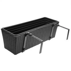 Polyrattan Blumenkasten 2er-Set Schwarz -Gartenmöbel Und Dekoration Geschäft a552a0c993eb9a2b617ffafa1d2d129c de 108062d 2