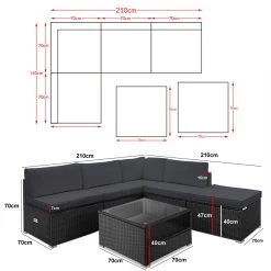 Polyrattan Ecklounge Schwarz/Anthrazit Dicke Rückenpolster 17 Polyrattan Ecklounge Schwarz/Anthrazit Dicke Rückenpolster -Gartenmöbel Und Dekoration Geschäft a5877c8025395f312a4f46daf9089103 de 995174d 6 1