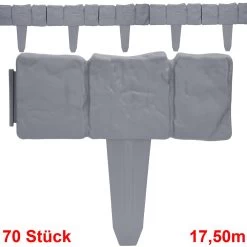 Beeteinfassung 7er-Set Granitoptik 17,50m -Gartenmöbel Und Dekoration Geschäft a72e81ecbd2601516f4e6203fb695add a de 994480g 1