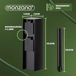 Gartensteckdose Schwarz 2er-Stecker 23x7x7cm 21 Gartensteckdose Schwarz 2er-Stecker 23x7x7cm -Gartenmöbel Und Dekoration Geschäft a75dca1ca1363118b4dcfdc01fdb71ed 06 109602 on dts web low de 1 2 1