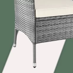 Polyrattan Kino Bank Grau/Beige 143x55x88cm -Gartenmöbel Und Dekoration Geschäft a8480b3a7e5859688db5105bad623da4 de 109331d 2 1