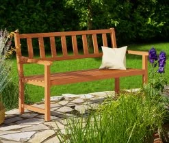 Gartenbank Kensington Akazienholz 120x90x50-58cm -Gartenmöbel Und Dekoration Geschäft a8989e54ac52951eada4782153db735e de 100088d 3 1
