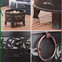 Feuerschale Stahl Ø66cm Antiklook -Gartenmöbel Und Dekoration Geschäft a8f8f22330c602e5ae29c3f4a0acd942 de 107447d 23