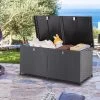 Polyrattan-Auflagenbox Schwarz 150x77x73cm Mit Rollen 1 Polyrattan-Auflagenbox Schwarz 150x77x73cm Mit Rollen -Gartenmöbel Und Dekoration Geschäft a9bf0a8a5cd6104647509e1ea3b99983 de 108343d 16