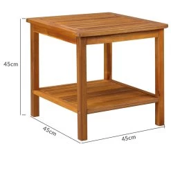 Beistelltisch Washington Akazienholz 45x45x45cm -Gartenmöbel Und Dekoration Geschäft aa97bfea07ca4e6f6e17bf0f3d6eba90 de 101732d 1