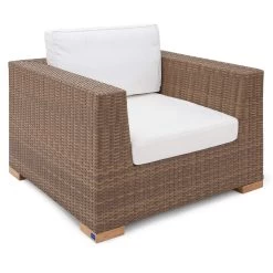Polyrattan Sessel Havanna Natur/Braun
