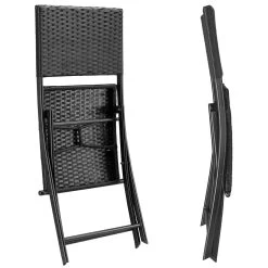 Polyrattan Klappstuhl Rom 4er-Set Schwarz 14 Polyrattan Klappstuhl Rom 4er-Set Schwarz -Gartenmöbel Und Dekoration Geschäft af0ee9965e9a3a5b0161faacd17baad9 de 108668d 5 1