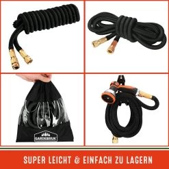 Gartenschlauch Schwarz 7,5m Flexibel -Gartenmöbel Und Dekoration Geschäft affad216249454ac9b04ec7621e0dddf de 109316d 5 1 1 1
