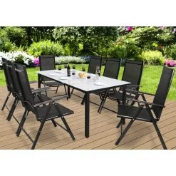 Garten-Sitzgruppe Bern 9-tlg. Anthrazit Alu Milchglas -Gartenmöbel Und Dekoration Geschäft b180671150f914e6f9cb52e2f375c488 de 993523g1 3