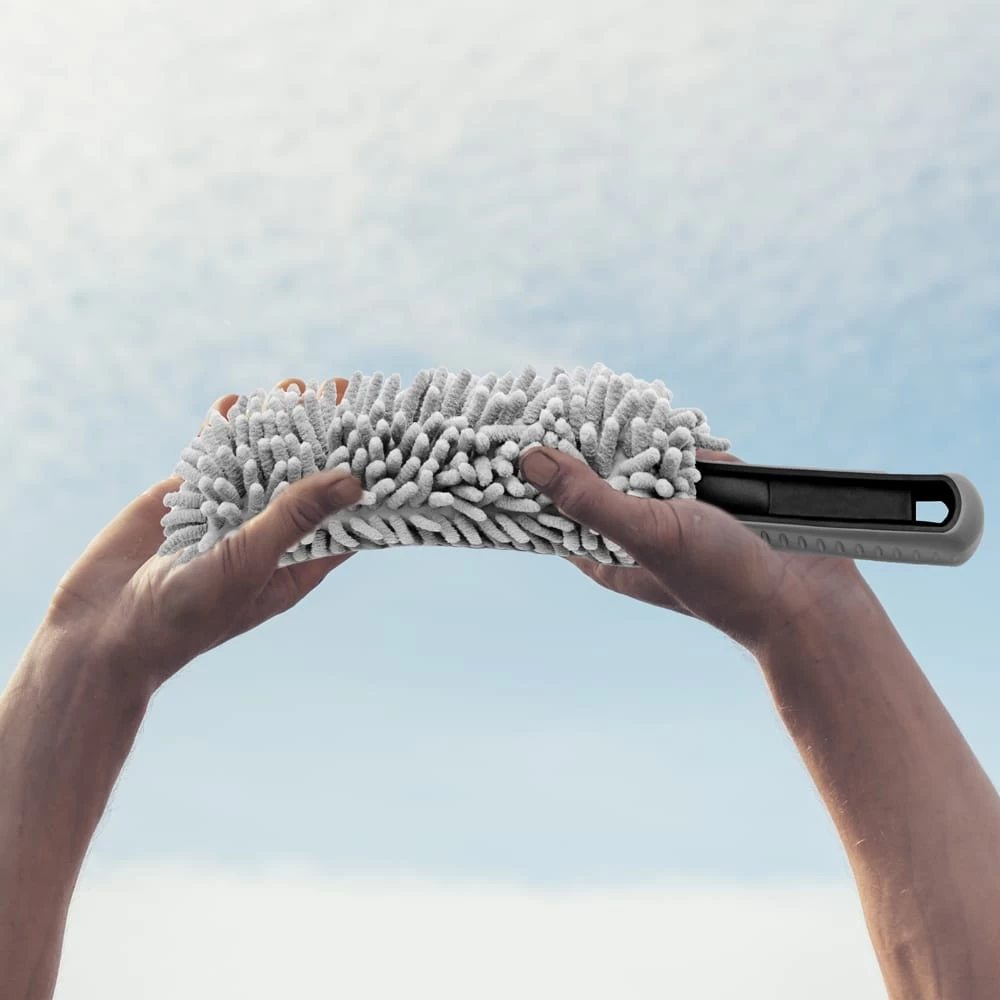 Felgen-Reinigungsbürste Grau Microfaser 34cm 5 Felgen-Reinigungsbürste Grau Microfaser 34cm – Bild 3