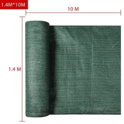 Balkonsichtschutz Dunkelgrün 1,4x10m