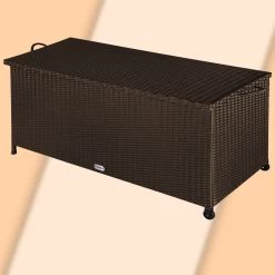 Polyrattan Auflagenbox Braun 122x56x61cm Rollen 29 Polyrattan Auflagenbox Braun 122x56x61cm Rollen -Gartenmöbel Und Dekoration Geschäft b5b36685be5c87681e23c1e529b18fcb de 103761d 2