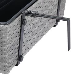 Polyrattan Blumenkasten 2er-Set Grau -Gartenmöbel Und Dekoration Geschäft b6d5f8db13a0557d80ed67d71314cd6a de 108646d 7