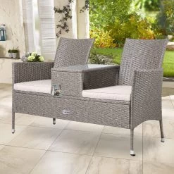 Polyrattan Kino Bank Creme 143x55x88cm 21 Polyrattan Kino Bank Creme 143x55x88cm -Gartenmöbel Und Dekoration Geschäft b6ec98315ce6251df611989856b124a3 de 108001d 8