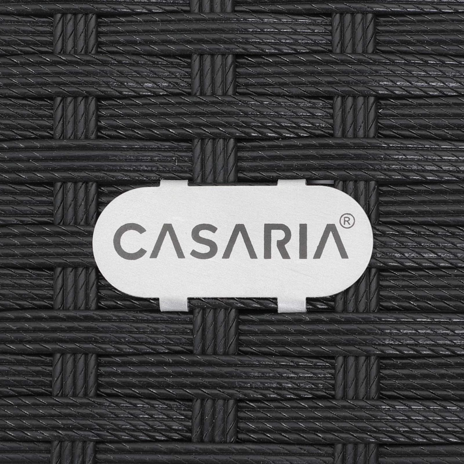 Polyrattan Garten-Sitzgruppe Bali 9-tlg. Schwarz Stapelbar 13 Polyrattan Garten-Sitzgruppe Bali 9-tlg. Schwarz Stapelbar – Bild 11