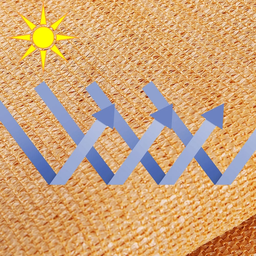 Balkonsichtschutz Beige 1,4x10m 9 Balkonsichtschutz Beige 1,4x10m – Bild 7