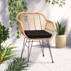 Polyrattan Korbsessel 2er-Set Natur -Gartenmöbel Und Dekoration Geschäft b875c98a37938facb7e330ca31360c8f de 108738g4 1