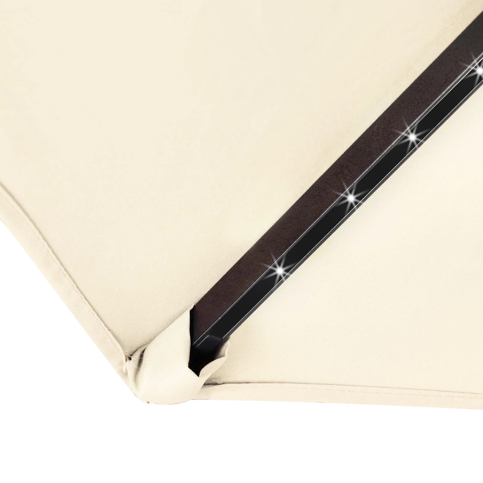 LED Solar Ampelschirm Haiti Creme Ø300cm 4 LED Solar Ampelschirm Haiti Creme Ø300cm – Bild 2