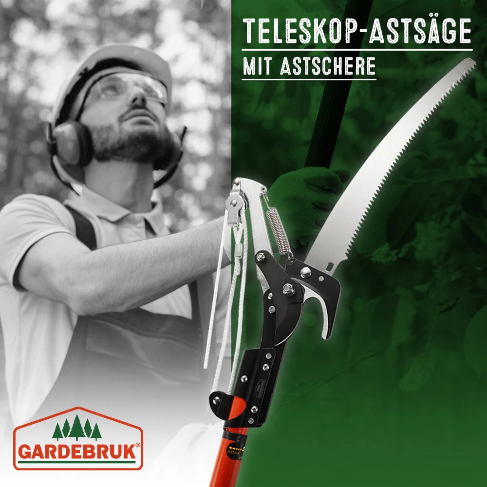 Teleskop-Astsäge Mit Astschere 4 Teleskop-Astsäge Mit Astschere – Bild 2