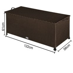 Polyrattan Auflagenbox Braun 122x56x61cm Rollen 36 Polyrattan Auflagenbox Braun 122x56x61cm Rollen -Gartenmöbel Und Dekoration Geschäft bbf0bf36339cd52ab102895ab44bbc00 de 103761d 5
