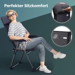 Gartenstuhl 2er-Set Anthrazit Alu Klappbar -Gartenmöbel Und Dekoration Geschäft bc292d76036769be68975ee7e28057ec 02 109581 on dts amz high de 1