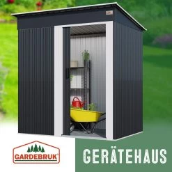Geräteschuppen Anthrazit Metall 181x162x86cm 19 Geräteschuppen Anthrazit Metall 181x162x86cm -Gartenmöbel Und Dekoration Geschäft bcc8168783faa57604e2164a53929c5e de 994551d 10 1