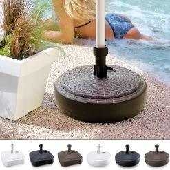 Schirmständer Braun Polyrattan Optik Ø39cm -Gartenmöbel Und Dekoration Geschäft bceb0688aa5f6bf2ab668801aad58dc3 a de 881015g 1 1 2