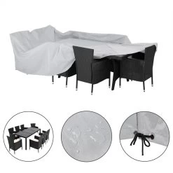 Abdeckung Sitzgarnitur Silber 308x138x89cm 13 Abdeckung Sitzgarnitur Silber 308x138x89cm -Gartenmöbel Und Dekoration Geschäft bd0f9cfa58fcaeb2a7057b1b643fe6d7 de 107081d 4