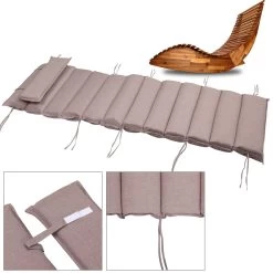 Auflage Schwungliege Creme Meliert 177x58x7cm -Gartenmöbel Und Dekoration Geschäft bd358aaf4b8adfe9c5043e32323c6fd8 a de 108747g 1