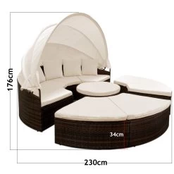 Polyrattan Sonneninsel Braun/Creme Ø230cm 17 Polyrattan Sonneninsel Braun/Creme Ø230cm -Gartenmöbel Und Dekoration Geschäft bdb28da4de7b27985ab22641240fbf96 de 101944d 7 1 1