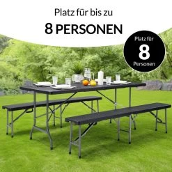 Bierzeltgarnitur Malmö 3-tlg. Schwarz -Gartenmöbel Und Dekoration Geschäft be4687c95169969600912752c87b078b de 994578d 10 1