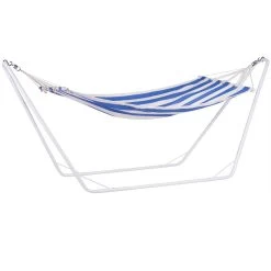 Hängematte Mit Metallgestell Creme/Blau 200x80cm -Gartenmöbel Und Dekoration Geschäft bede0dfdeb4724f9dd8f2e316f87a6cf de 102377d 2 1 1