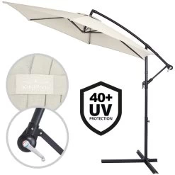 Ampelschirm Creme Alu Ø330cm UV-Schutz 50+ -Gartenmöbel Und Dekoration Geschäft c00c7d25031e0e62efe46c3001b0fa85 de 104085g 3