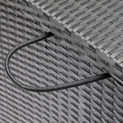 Polyrattan-Auflagenbox Schwarz 150x77x73cm Mit Rollen -Gartenmöbel Und Dekoration Geschäft c09b7bbbd83a55b9b743b5462d67ba5a de 108343d 6